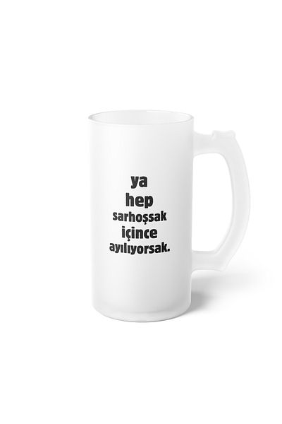 BASKIBAZAR Since 2020 If We'Re Drunk, We'Re Drunk with Bears - Ice Gift Beer Glass - Birthday - Valentine's Day