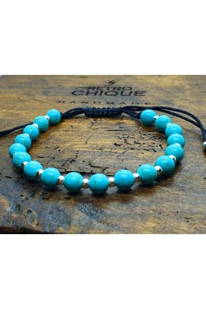 byRetroChique Bracelet byRetroChique turquoise and silver beads
