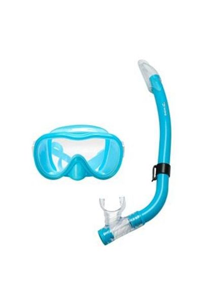 OEM Set Masca & Tub Inot pentru Copii Ciel Bleu 6-12 Ani
