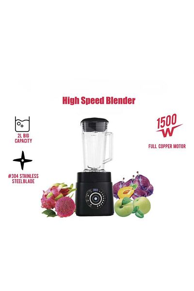Generic High Speed Blender 2L – 2000W Commercial Smoothie Maker with Steel Blades & Copper Motor
