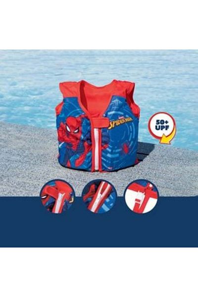 BESTWAY Vestă de înot cu Spiderman din spumă pentru copii (1-3 ani/11-19 kg) - Bestway