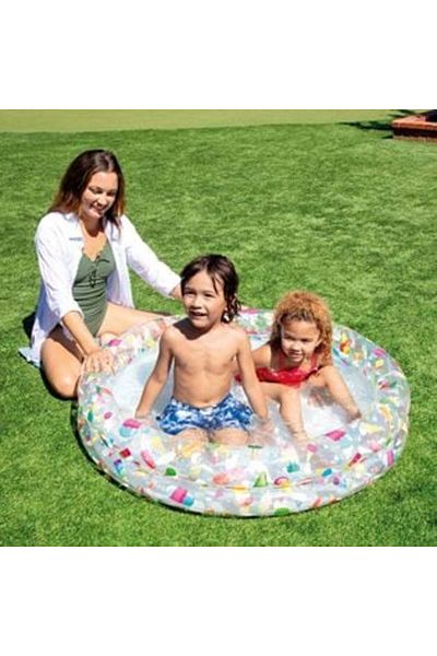 Intex Piscina cu Model Flamingo Fructe pentru Copii Ø1.22 m x 0.25 cm - Intex