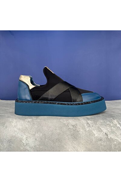 H&K GLOW Hakiki Deri Çapraz Bantlı Sneaker