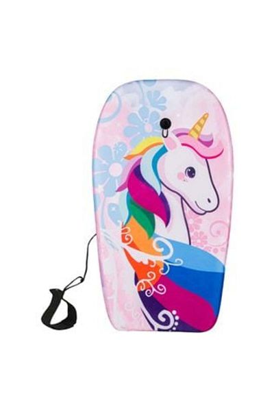 OEM Placă de înot pentru copii Unicorn roz 46 x 82 cm