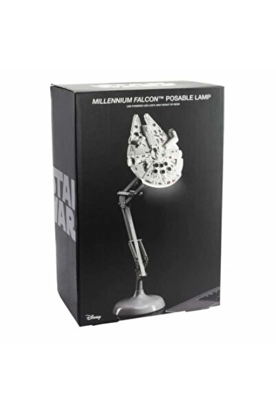 Star Wars LED desk lamp, Paladone, Star Wars Millennium Falcon, Adjustable height, USB cable included, Gray