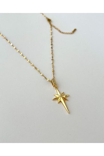 eyla collection Polar Star Steel Necklace