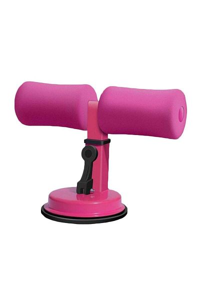 SIKS Aparat de fitness WTD1002, suport pentru picioare pentru abdomen / flotări, portabil, roz
