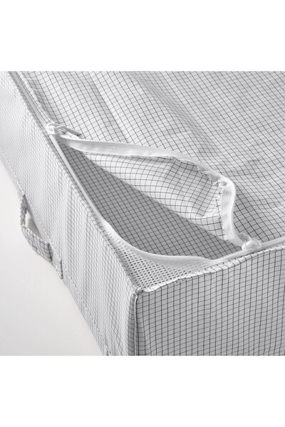 IKEA QUİCK Fermuarlı Düzenleyici Kutu 55x51x18 Cm İkea Saklama Düzenleme Kutusu Polyester Organizer Hurç