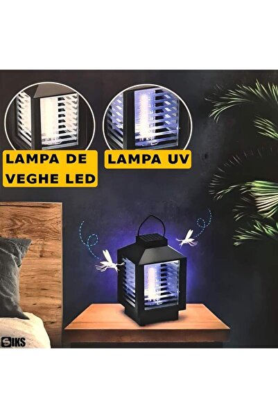 SIKS 2 in 1 UV Anti Insect Lamp With Batteries, Portable, Anti Mosquitoes, Flies, Against Insects