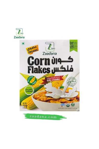 Zaadana كورن فلكس خالي من الغلوتين 750 جم عضوي