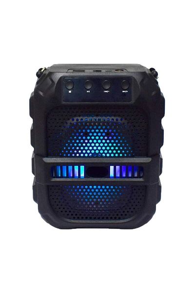 SIKS Bluetooth Speaker with Battery, 6.5 Inch, FM Radio, MP3 Support, USB and TF Card