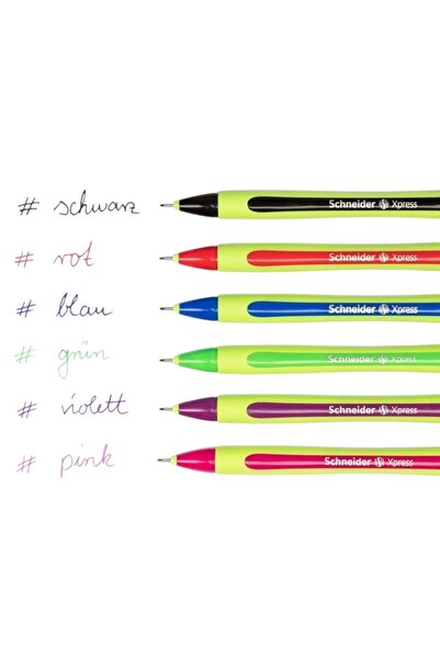 SCHNEIDER XPRESS FİBER UÇLU KALEM 0,8 MM MIX (6 Renk )