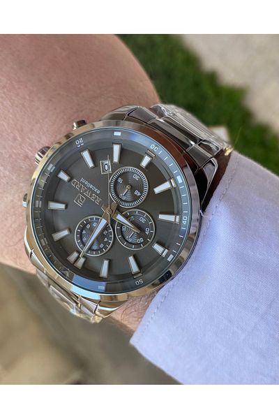Reward Men's Wrist Watch Waterproof Steel Band Functions Active Steel Band Bracelet Gift