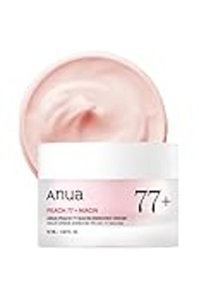 ANUA كريم نياسيناميد الخوخ، مرطب للوجه للبشرة الجافة مع فيتامين ب12، والكولاج...