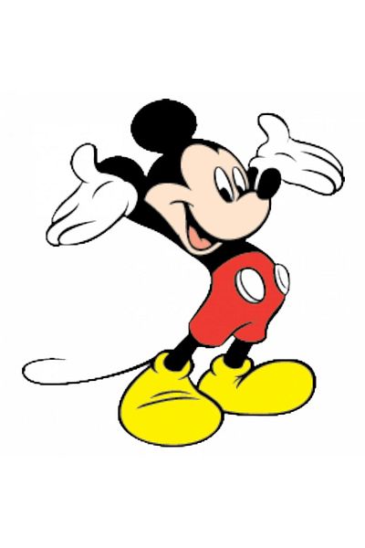 INOVATIX Set de 8 autocolante Disney Mickey Happy, INOVATIX®. 6 cm