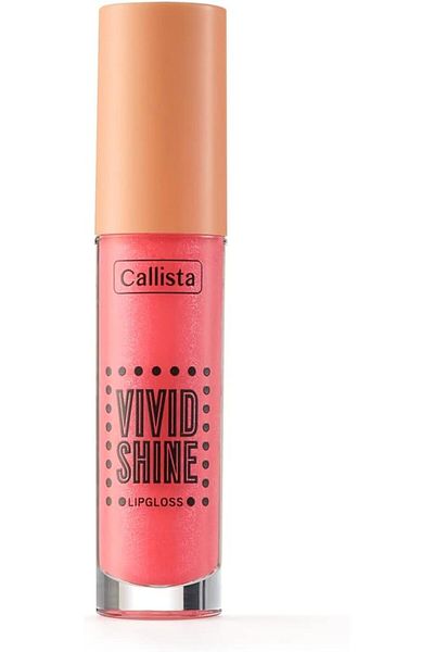 Callista Vivid Shine Lipgloss Moisturizing Lip Gloss 107 Playdate Pink - Pink