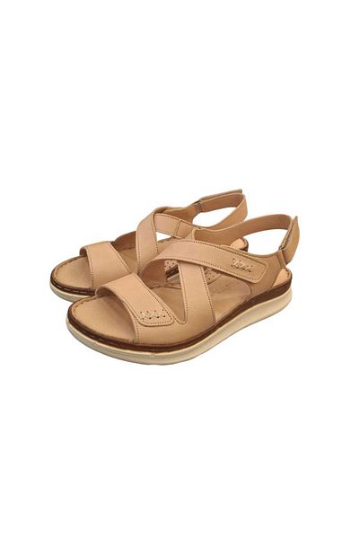 Esem 1716 Genuine Leather Nude Women's Sandals