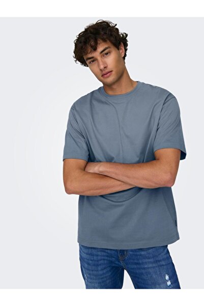 Only & Sons Rahat Kesim Yuvarlak T-Shirt