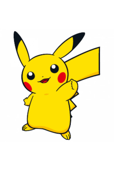 INOVATIX Set de 8 autocolante Pokemon Pikachu cu coadă, INOVATIX®. 6 cm