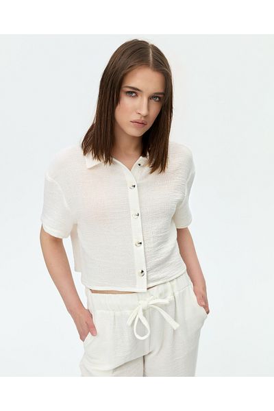 PELIA Marny White Bottom Top Set