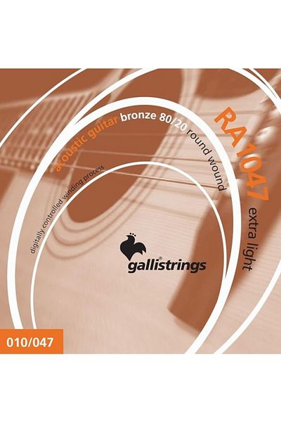 ShopZum Gallistrings Ra1047 Extra Light Acoustic Guitar String