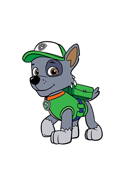 INOVATIX Set de 8 autocolante, Patrula Cățelușilor, Rocky, echipate corespunz...