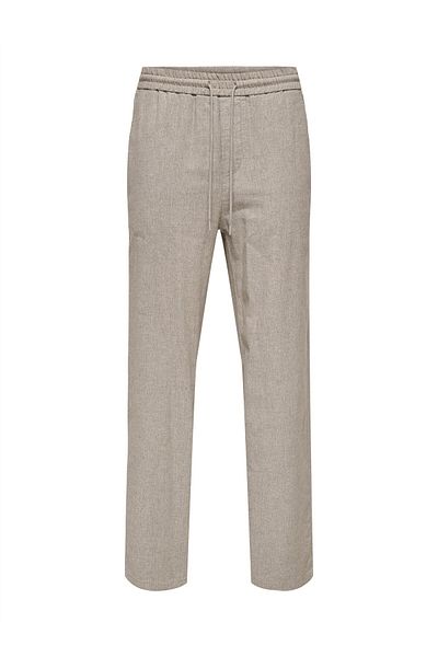 Only & Sons Onssinus Loose Linen 0245 Pant Men's Beige Trousers - Os22031578