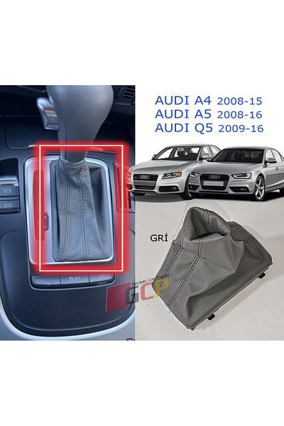 GCP German Car Parts غطاء غبار جلدي منتفخ A4 - غطاء جلدي منتفخ A5 رمادي