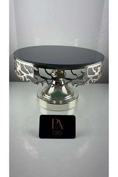 Palpe Mirrored Cake Presentation Sugar Bowl Presenter Promise Engagement Girl Request Chocolate Bowl Decorative Object Trinket Ornament