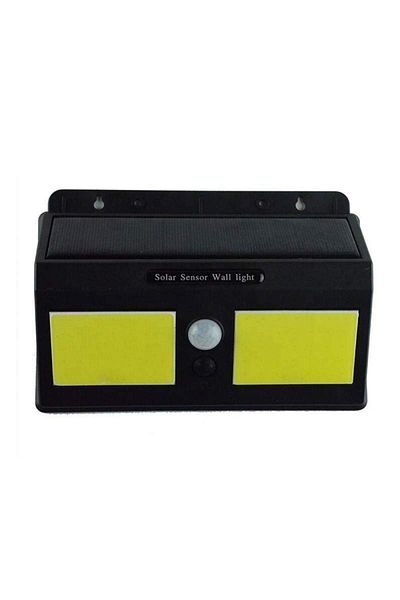 SIKS ® solar lamp, 96 LED COB, led light, motion sensor, function selection, black