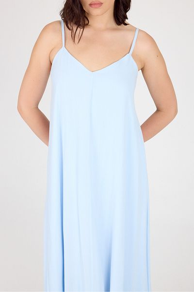 Ceylen Φόρεμα Casual Cut Maxi με λεπτό λουράκι