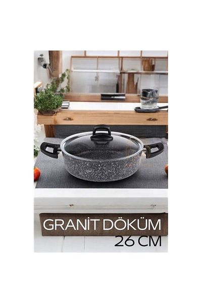 Skygo Modacar Eco Granite Casting Oblate Pot 26 cm Dies Design