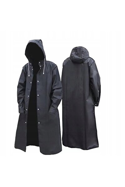 OEM Raincoat 100% Waterproof, Universal, Large, 145 cm, EVA, Black