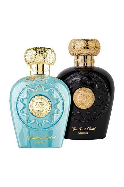 lattafa Pack of 2 perfumes, Opulent Dubai 100 ml and Opulent Oud 100 ml