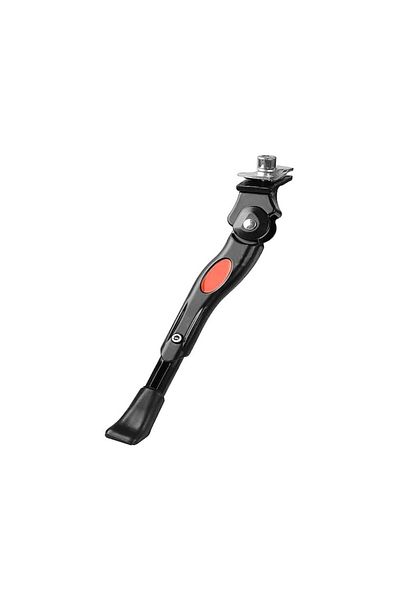 WTO Central Bicycle Kickstand WTO®, Adjustable, Aluminum, 30–34 cm, Black