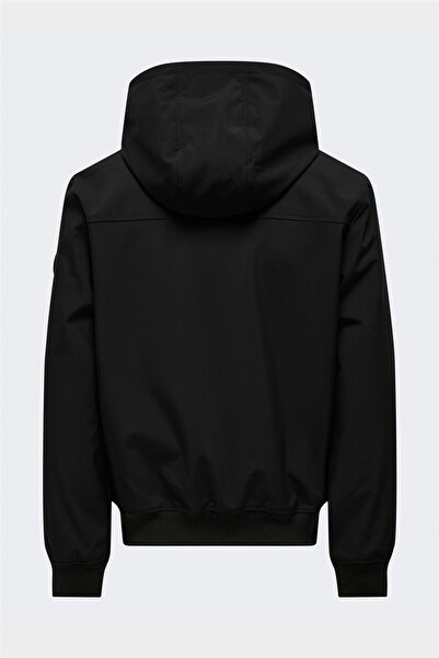 Only & Sons Onsbowıe Softshell Bomber Otw Noos Black Men's Coat 22029276