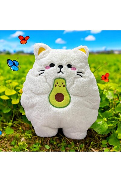 pamela home Sevimli Avokadolu Peluş Ayıcık Yastık