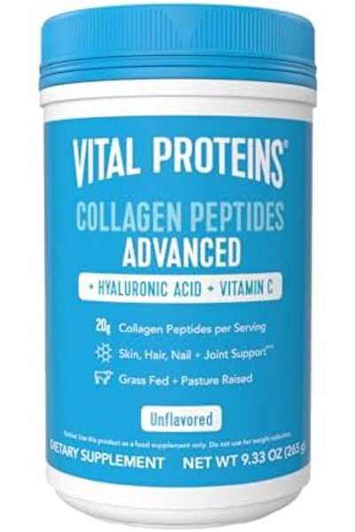 Vital Proteins مسحوق الكولاجين والببتيدات الخالية من منتجات الألبان والغلوتين