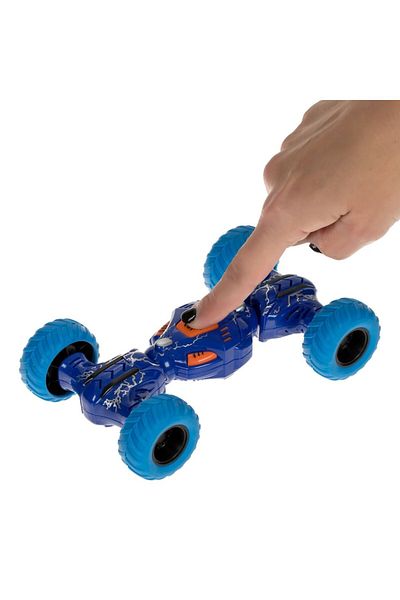 SyaMAG Blue Stunt Action Car (Do Acrobatics) 14.5cm