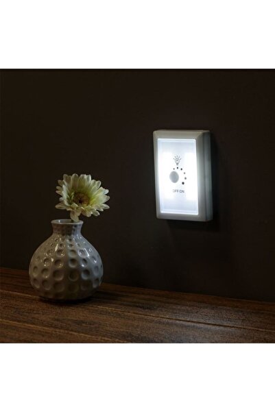 SyaMAG Lampa Led cu lumina reglabila, alb, 7.5x11 cm
