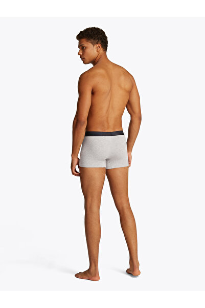 Tommy Hilfiger Tommy Hilfiger Men Gray Original Logo Waistband Trunk Pack of 3