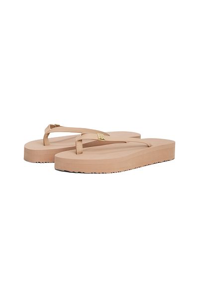 Tommy Hilfiger Women Claystone Elevated Chic Beach Flip Flops