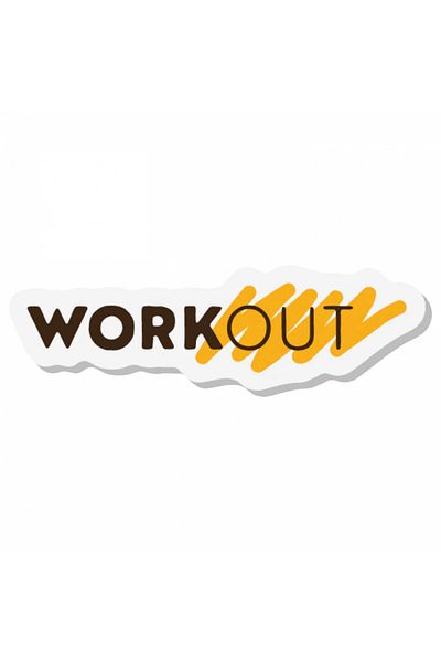 INOVATIX Set of 8 pieces, Sticker Workout, INOVATIX®. 6 cm