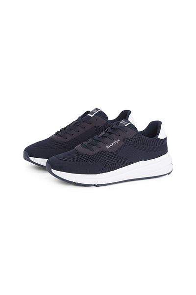 Tommy Hilfiger Men Desert Sky Lightweight Rwb Knit Sneakers