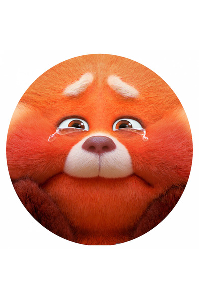 INOVATIX Set of 8, Sticker Turning Red Panda Mei with tears, INOVATIX®. 6 cm