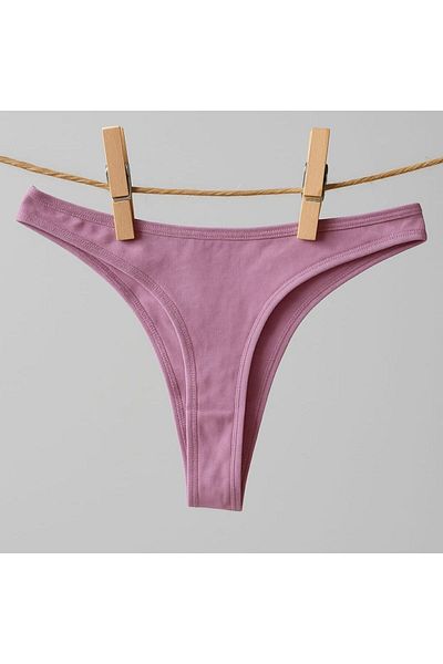 enmodaiçgiyim Dusty Rose Cotton Women's Thong Panties