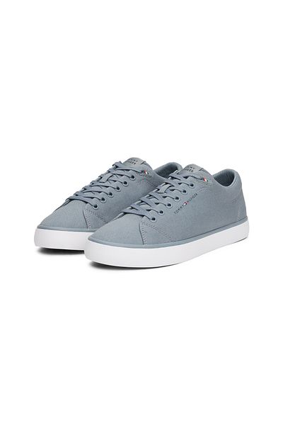 Tommy Hilfiger Tommy Hilfiger Men Overcast Grey Th Hi Vulc Low Core Sneakers