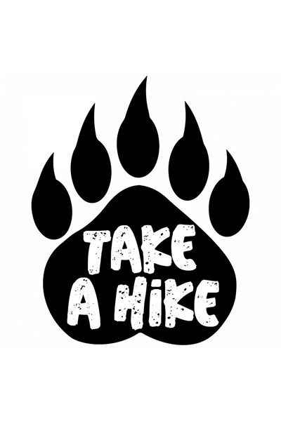 INOVATIX Set de 8 piese, Autocolant „Faceți o drumeție”, INOVATIX®. 6 cm