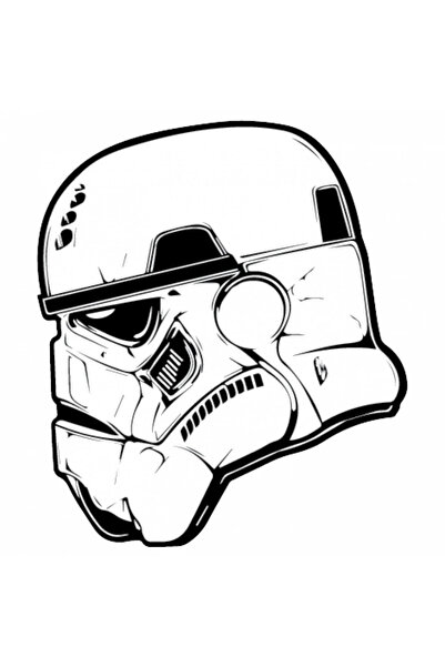 INOVATIX Set de 8 piese, autocolant Star Wars Stormtrooper, INOVATIX®. 6 cm