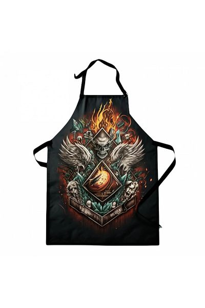 INOVATIX Set of 8 pieces, Kitchen Apron Sticker with rock drawings, INOVATIX®. 6 cm